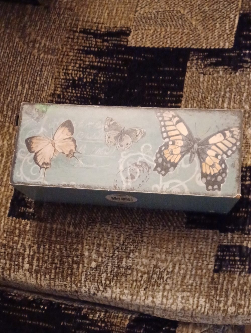 4/$40 Wooden Butterfly Decorative Box